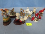 LARGE LOT OF BIRD FIGURINES