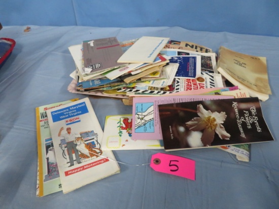 LOT OF MISC. MAPS & BROCHURES