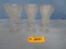 6 PCS. CRYSTAL WINE GLASSES