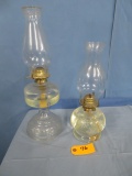 2 OIL LAMPS