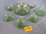 MISC. GREEN DEPRESSION DISHES