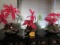 3 POINSETTIA FLORAL ARRANGEMENTS