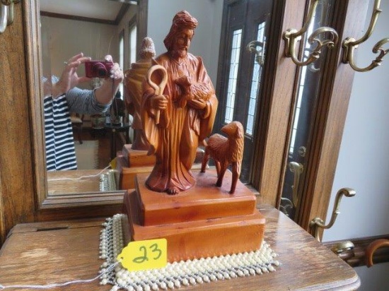 HAND CARVED STATUE