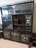 CHINOISERIE LACQUERED CHEST W/ MOTHER OF PEARL