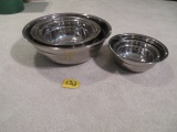67 PC. SET STAINLESS BOWLS