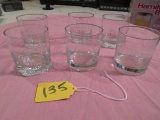 6 PCS. CANADIAN CLUB & BACARDI WHISKEY TUMBLERS