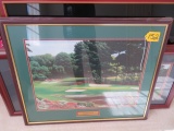 AUGUSTA # 16 GOLF PRINT BY BRENT HAYES  30 X 24