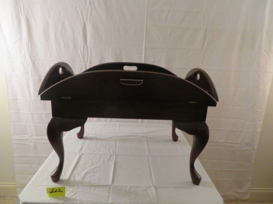 DROP LEAF COFFEE TABLE  38 X 29 X 16