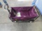 FOLDABLE ROLLING PURPLE CART- NEW