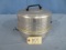 VINTAGE METAL CAKE CONTAINER