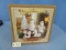 PORCELAIN SNOWMAN FAMILY IN BOX