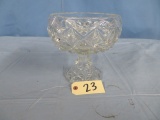 CUT GLASS PEDESTAL PC  8