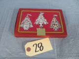 PKG. OF 3 LENOX ORNAMENTS