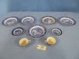 WILLOW WARE BY ROYAL CHINA  9 PCS.