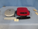 2 GEORGE FOREMAN TABLE TOP GRILLS