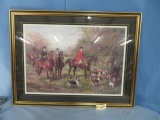 FRAMED HUNT SCENE BY HAYWOOD-HARDEE