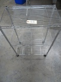 SMALL STAINLESS 3 TIER CART