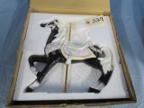 CERAMIC WALL  HANGING OF CAROUSEL HORSE