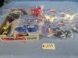 COLLECTION OF POWER RANGER TOYS FOR MC DONALDS