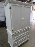 MODERN WHITE ARMOIRE