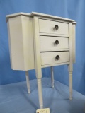 PAINTED MARTHA WASHINGTON SEWING CABINET