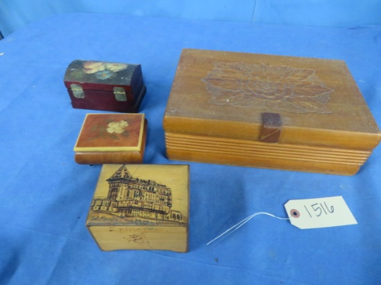LOT OF VARIOUS JEWELRY BOXES  - SOME MUSICAL