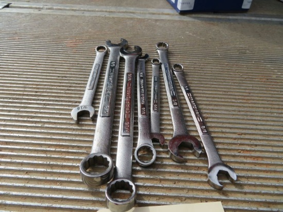 7 CRAFTSMAN OPEN END & BOX END WRENCHES