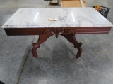 MARBLE TOP COFFEE TABLE  36 X 18