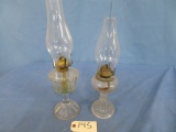 2 OIL LAMPS  15 & 17