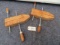 Pair of wooden clamps