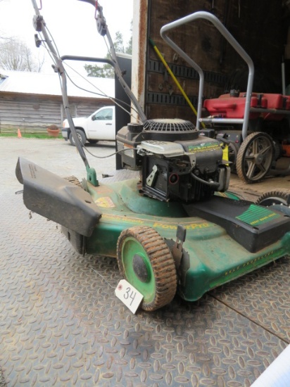 POWER PRO MULCH RADY,LRG. DISPLACEMENT ENGINE  4.5 PUSH MOWER SELF PROPELLED- NEEDS FILTER & COVER