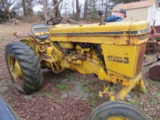 JET STAR 3 TRACTOR- MISSING LEFT FRONT WHEEL