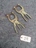 PAIR OF CLAMPS