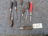 Lot of Mac tool screwdrivers