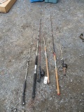 6 MISC. FISHING RODS