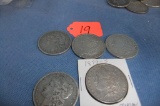 5- 1879 MORGAN SILVER DOLLARS - ONE IS 1879S