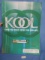 OLD METAL KOOL CIGARETTE SIGN  37 W X 49 T