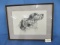 FRAMED BIRD DOG PRINT  30 X 24