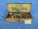 OLD HANDY ANDY TOOL BOX