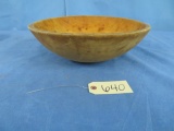 LARGE WOODEN BOWL  14