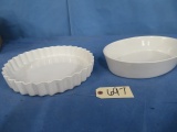 2 PC. PORTUGAL BAKEWARE DISHES