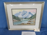 PAT BAILEY CONCORD, NC WATERCOLOR OF 