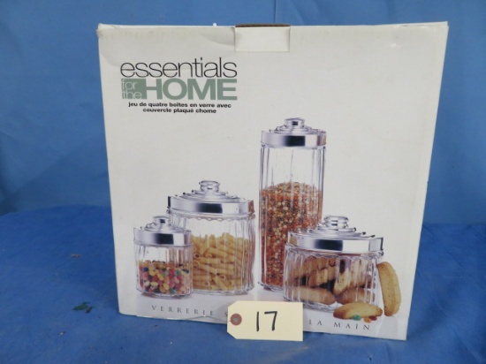 NEW IN BOX CANNISTER SET