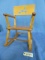 CHILDS VINTAGE MUSICAL ROCKING CHAIR  23