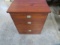 PINE ROLLING FILE CABINET  20 X 22 X 24 T