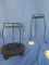 4 METAL PLANT STANDS