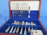 68 PCS. SET OF WILLIAM ROGERS SILVER PLATED FLATWARE SET