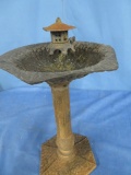 METAL BIRD BATH  23