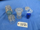 GLASS INSULATORS AND GLASS FROGS