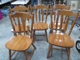 5 KITCHEN CHAIRS- NO TABLE